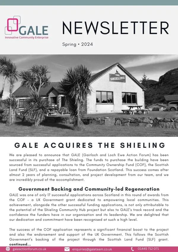 GALE Newsletter Spring 2024