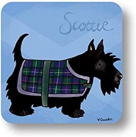 Scottie Coaster design by Vicki Gausden