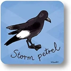 Storm Petrel Coaster, design by Vicki Gausden