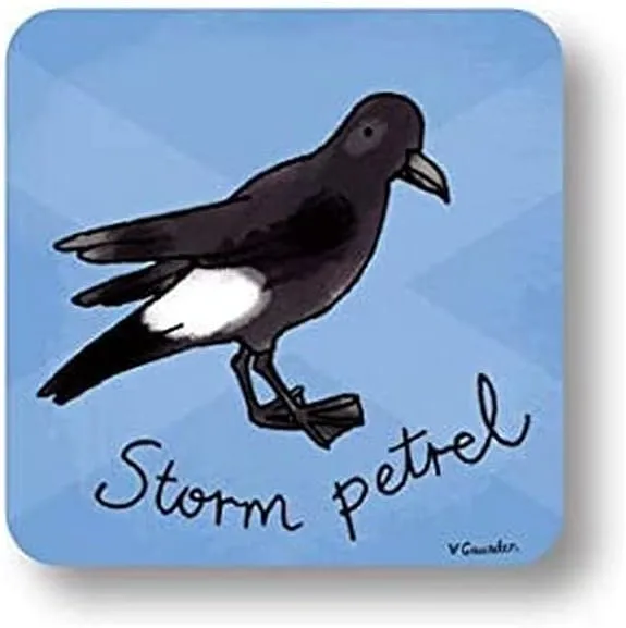 Storm Petrel Coaster, design by Vicki Gausden