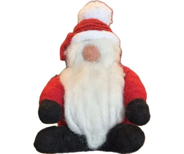 Felted Friends Santa Gonk Small