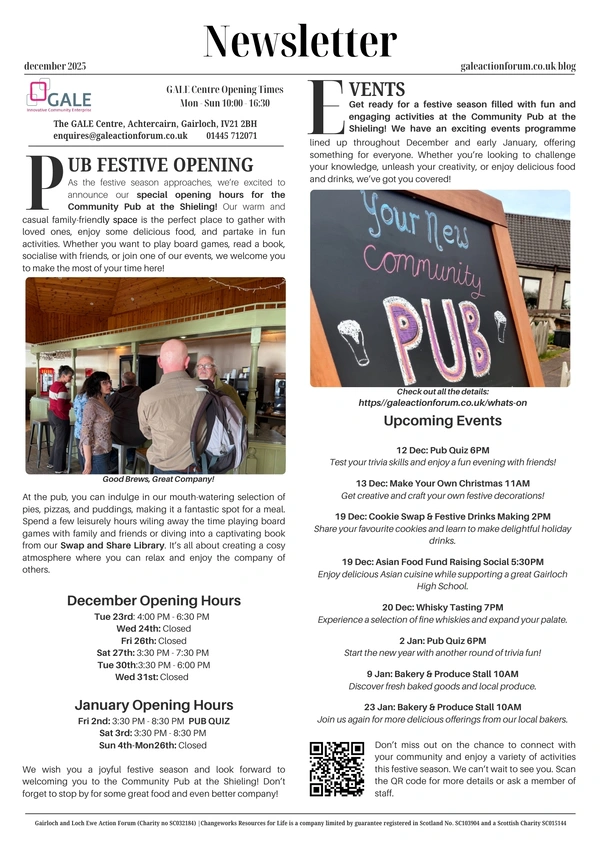 GALE Newsletter December 2025